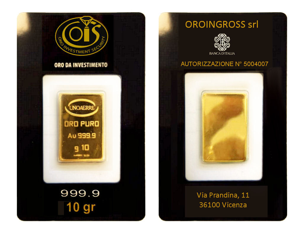 LINGOTTO ORO 10g